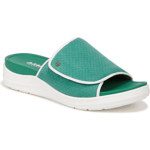 Dr. Scholl's Women's Time Off Slip On Platform Sneakers In White Faux Leather 44918475