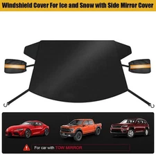 For Kia Carens Car Windshield Snow Cover Frost Ice Guard with Side Mirror Cover