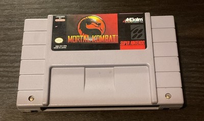 Mortal Kombat (Super Nintendo SNES, 1993) Game Only