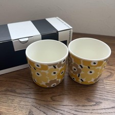 Marimekko Mini Unikko Latte Mug Japan Limited Unused