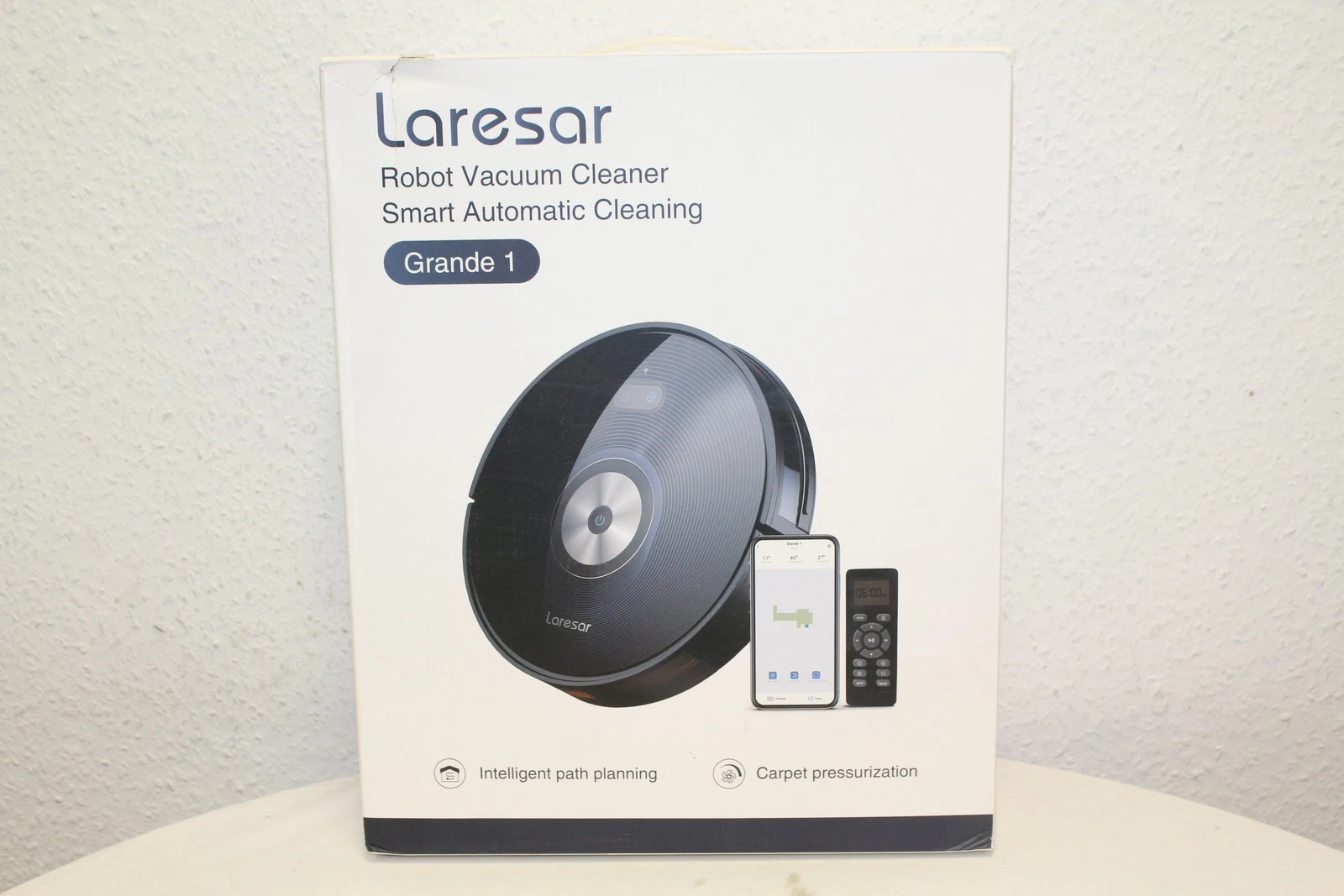 Laresar Grande 1 Robot Vacuum Cleaner D900 Black New Invoice VAT