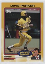 2024 Topps x Chris Berman Boomer's Baseball Yellow 21/35 Dave Parker HOF 16e6