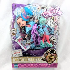 Ever After High MADELINE HATTER Way Too Wonderland Doll EAH NEW IN BOX NRFB NIB