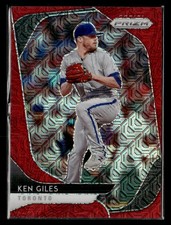 2020 Panini Prizm #59 Ken Giles Red Mojo Prizm #/149 Card Toronto Blue Jays