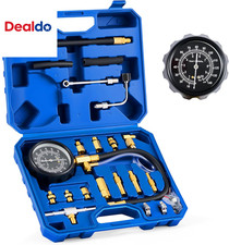 Fuel Pressure Test Kit, Fuel Pressure Tester with 0-140 Psi Fuel Pressure Gauge