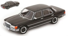 Modellauto Auto Maßstab 1:18 MERCEDES S-KLASSE W116 1972 Black diecast modellbau