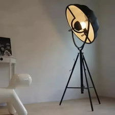 Modern Nordic Tripod Floor Lamp Fabric Shade ...
