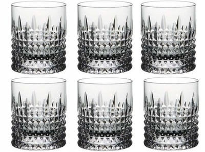 ROGASKA SET 6 GLÄSER OLD FASHIONED 350 ML AUS TRANSPARENTEM KRISTALL - CAPRI