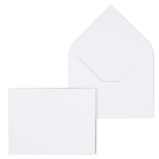 Staples Gummed Invitation Envelopes, 5 3/4" x 4 3/8" White 250/Box 266767N NEW