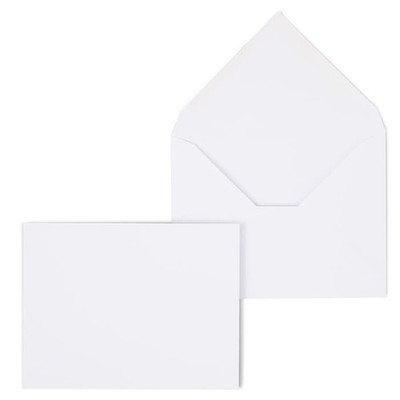 Staples Gummed Invitation Envelopes, 5 3/4'' x 4 3/8'' White 250/Box (266767N) NEW