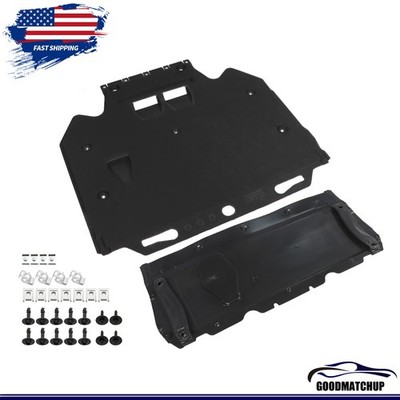 For Audi A6 (4G/C7) A7 (4G) 2011-2018 Splash Guards+Clips+Radiator Support Cover