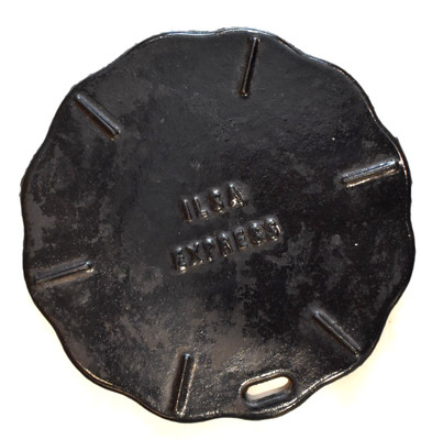 ILSA EXPRESS Cast Iron Heat Diffuser Gas Stove Petal Motif ITALY Black