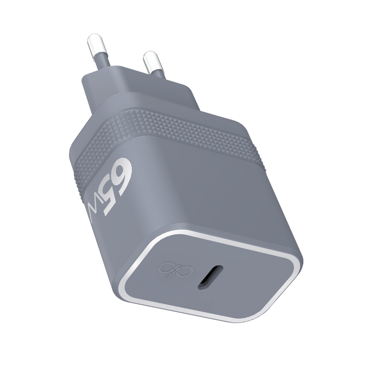 Chargeur Power Delivery 65W UltraGaN finition gris aluminium