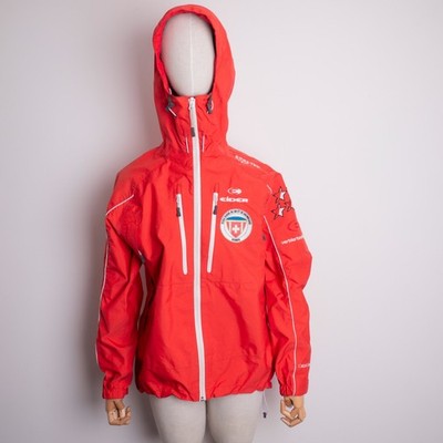 Eider Gore-Tex Women's Ski Jacket Red Verbier Swiss Ski School Edition Sz 44 XL