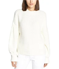 Sanctuary Clothing Womens Mara Ribbed Pullover Sweater, ivory, XL