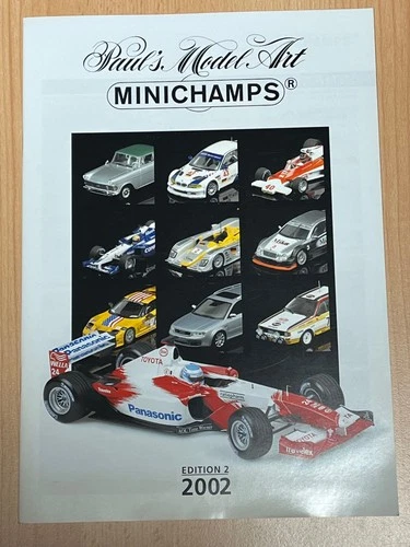 Minichamps catalogue 2002 edition 2 unread, unstamped, mint condition 31 pages!