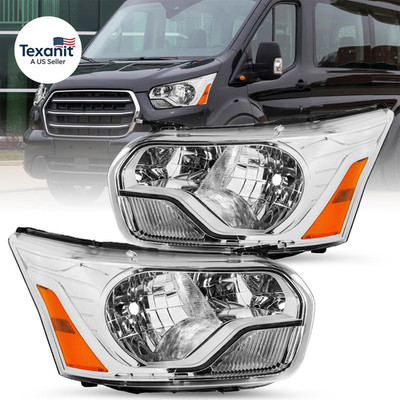 Headlight Assembly Replacement Fit for 2015 to 2023 Ford Transit 150 250 350 350