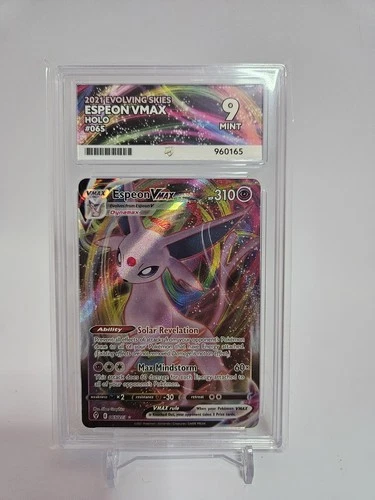 Espeon VMAX 065/203 Evolving Skies Full Art Holo Pokemon Card - Ace 9