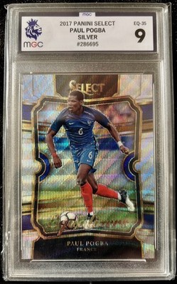 2017-18 Panini Select Soccer - Paul Pogba Equalizers EQ-35 - France Grade 9