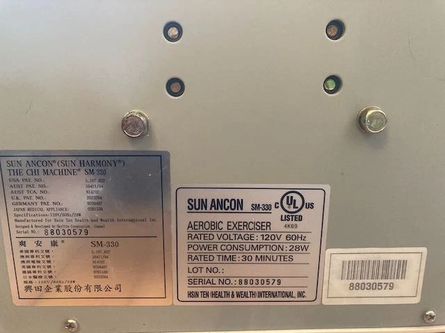 Sun Ancon The Chi Machine SM-330 Therapeutic Swing Massager Lymphatic WORKS - Image 3 of 4