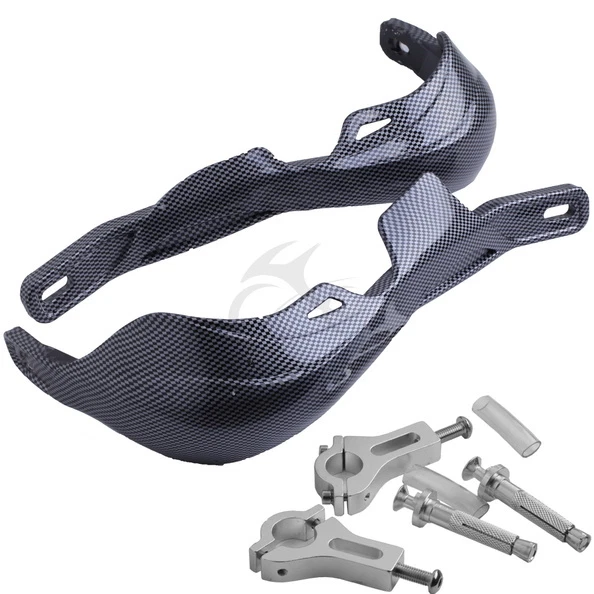 1 Pair 7/8" Handlebar Hand Brush Guard Fit For Yamaha Honda Suzuki Kawasaki Bike - Image 3 of 4