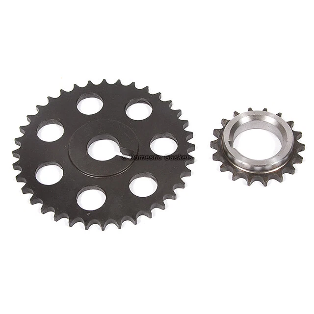 Kit de cadena de distribución Fit 89-97 Nissan 240SX D21 Pickup 2,4 L + bomba de aceite y agua KA24E Foto 4 de 4