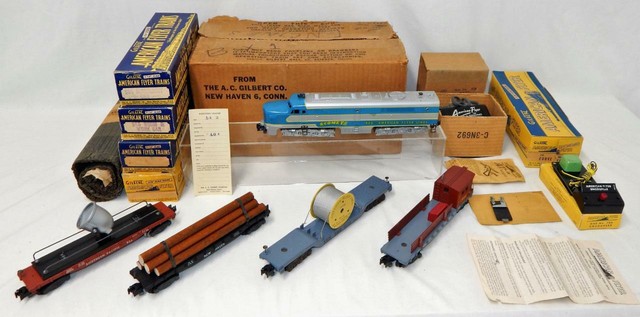 american flyer silver bullet train set