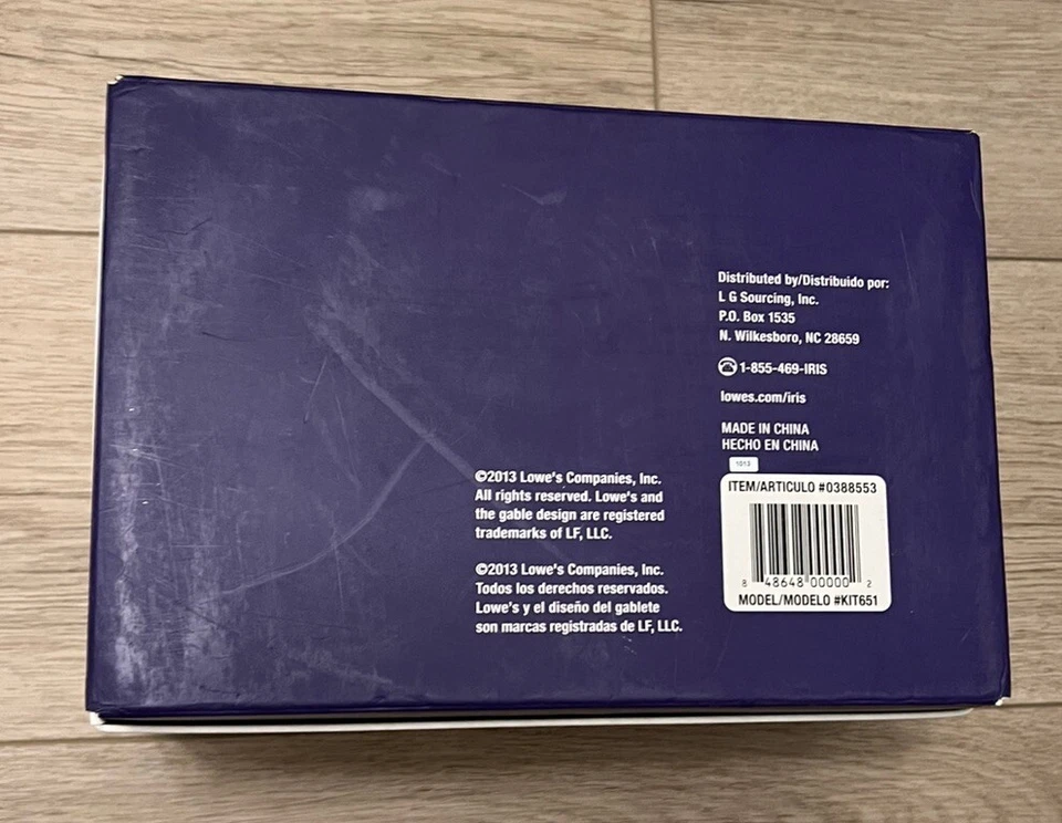 IRIS SAFE AND SECURE KIT KIT651 HOME MANAGMENT Home Or Business Alarm System - Image 4 of 4