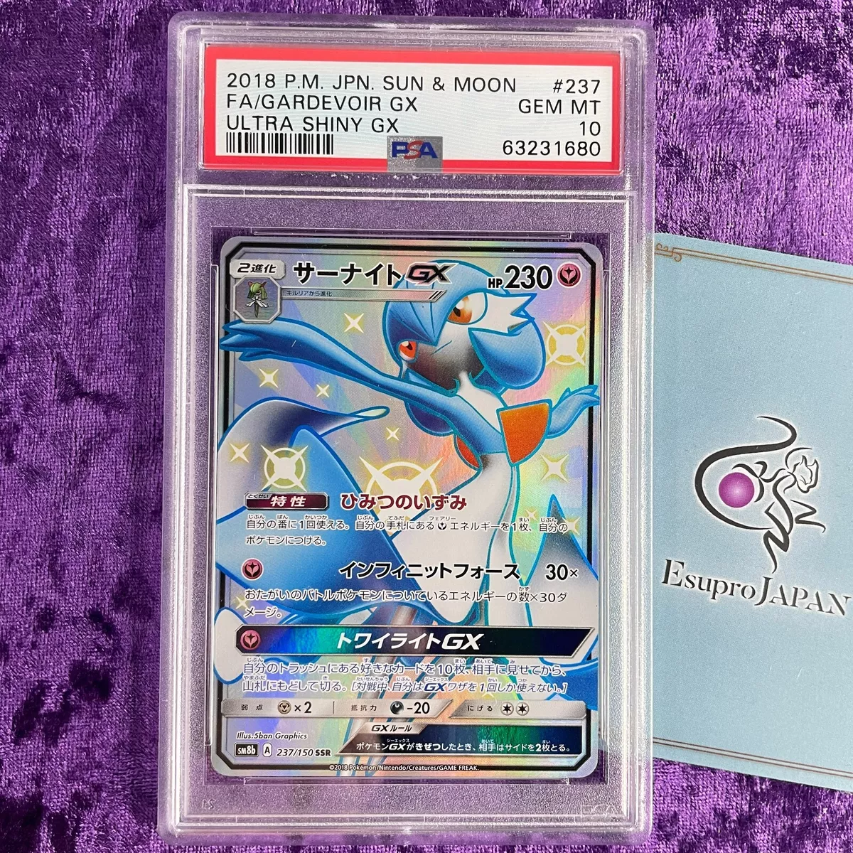 Carta Pokémon Gardevoir Gx Full Arte Original!