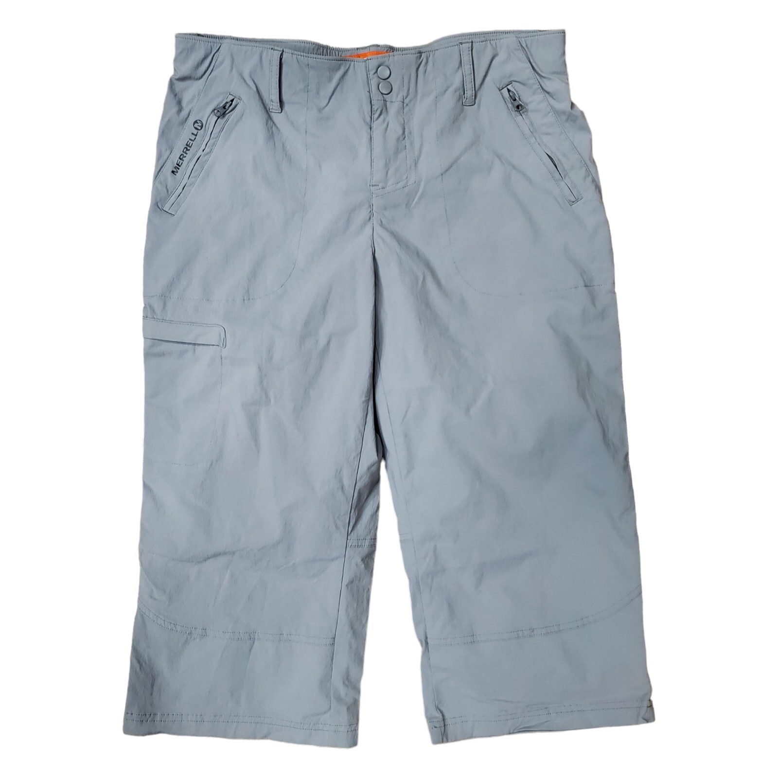 Pantaloni MERRELL Donna 10 Grigi Capri SELECTWICK Tasche con Cerniera Escursionismo Outdoor