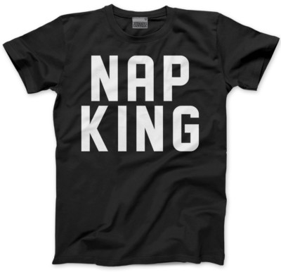 Nap King - Nickerchen Schlaf Papa Opa Geschenk Herren Unisex T-Shirt