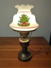 Vintage MILK GLASS WHITE Christmas Tree Lamp Shade Lampshade 5 7/8 " FITTER