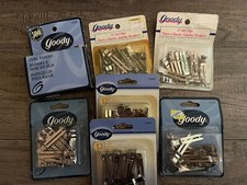 Vintage Goody Hair Styling Curl Clips HUGE Lot Y2K NOS Curl Papers