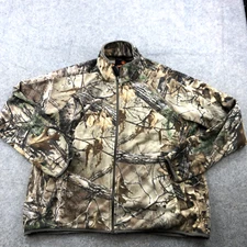 Game Winner Jacket Mens XL Real Tree Xtra Camouflage Full Zip Fleece Outdoors