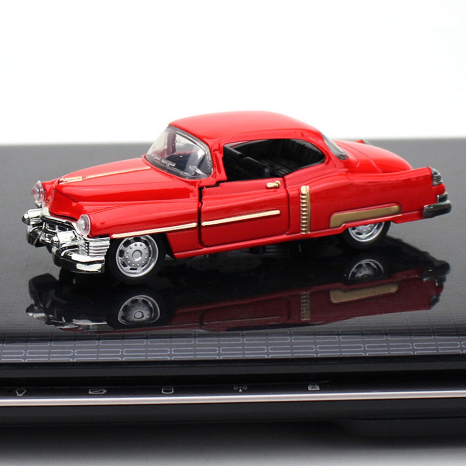 Vintage Toy Cars Bulk 1/24 Diecast Red Alloy Model Home Decor Retro