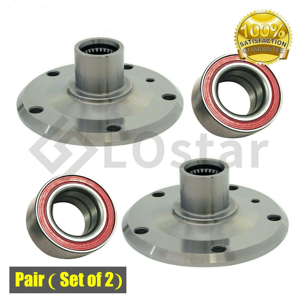 Pair(2) New Rear Wheel Hub & Bearing Assembly Fits 1996-2006 BMW 318/323/325/328 - Image 2 of 3