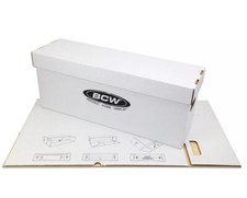 Lot Of 5 Boxes - BCW Long Comic Book Storage Box - Holds Up To 200 Comics