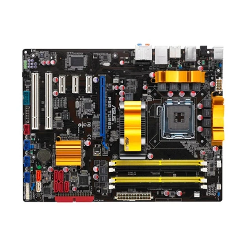 For ASUS Motherboard P5Q Turbo LGA775 Socket Intel P5Q Chipse DDR2 Memory - Picture 1 of 2