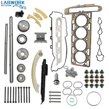 Fit For Chevrolet Malibu Equinox L4 2.4L Timing Chain Kit w/ Head Gasket Set