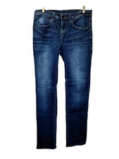 Empyre Jeans Men's 35x41 Blue Kinetic Skinny Denim Rinse Wash Stretch