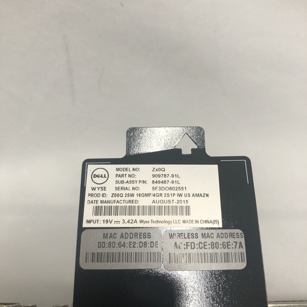 New Dell WYSE Thin Client ZX0Q Part Number: 909787-91L | eBay New Dell WYSE Thin Client ZX0Q Part Number: 909787-91L | eBay
