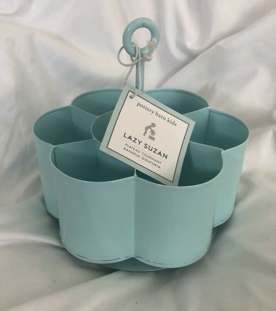 Pottery Barn Kids Mini Lazy Susan Art Craft Desk Caddy Organizer