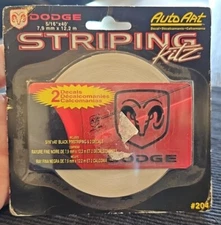 Chroma Graphics Auto Art Dodge Striping Kitz Kits #204 Vtg 2004