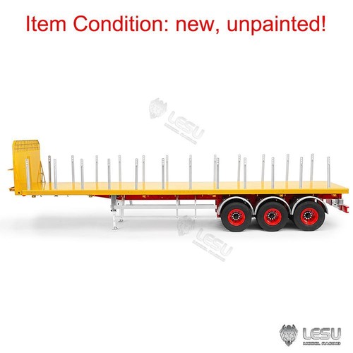 LESU 40FT Semi Metal Trailer for 1/14 RC Tractor Truck Remote Control Car Model - Picture 7 of 12