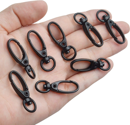 Swivel Clasp Clips,50Pcs 35Mm Swivel Trigger Clips Metal Keyring Clasps Snap Hoo - Picture 6 of 12