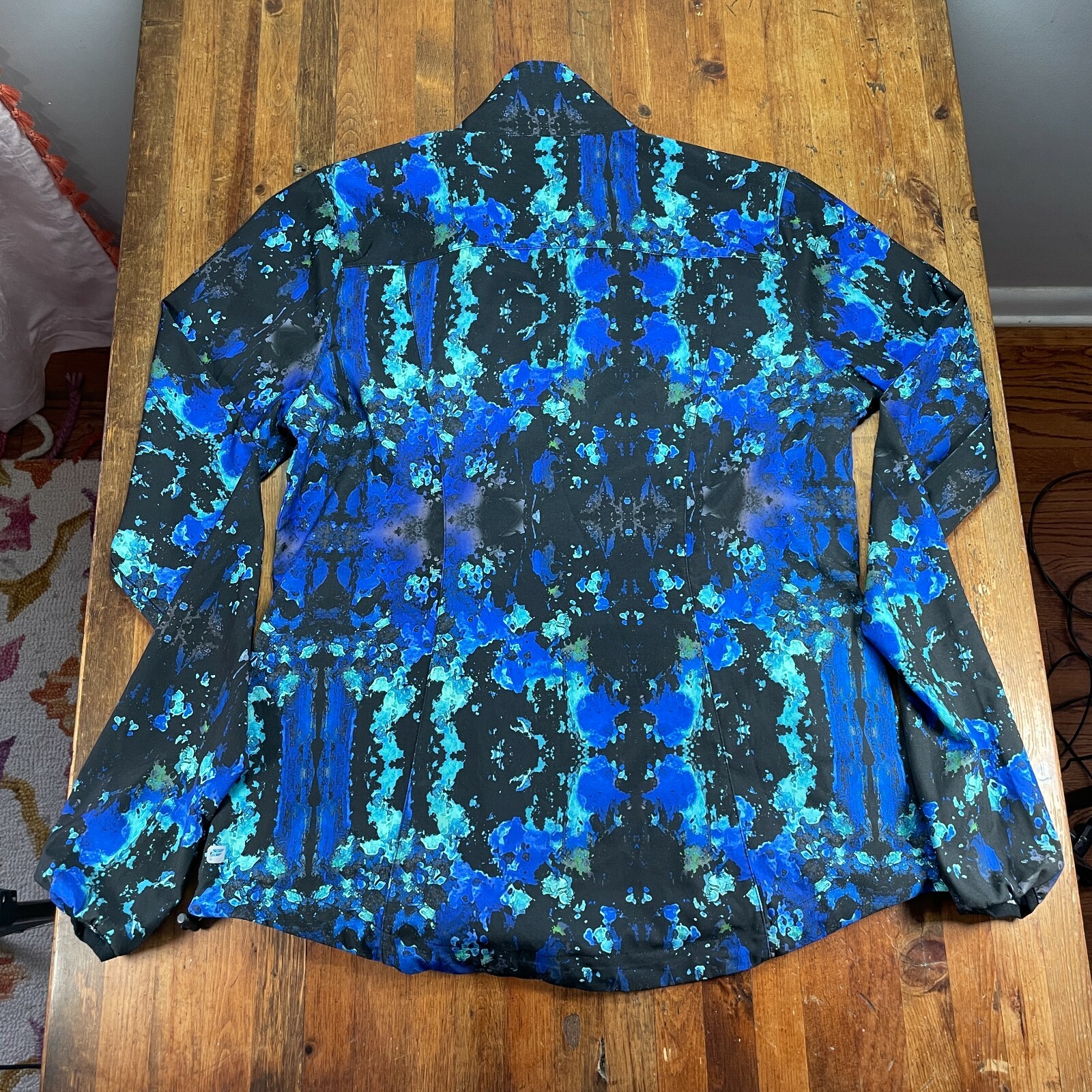 Fabletics Jacket Blue Black windbreaker Training … - image 9