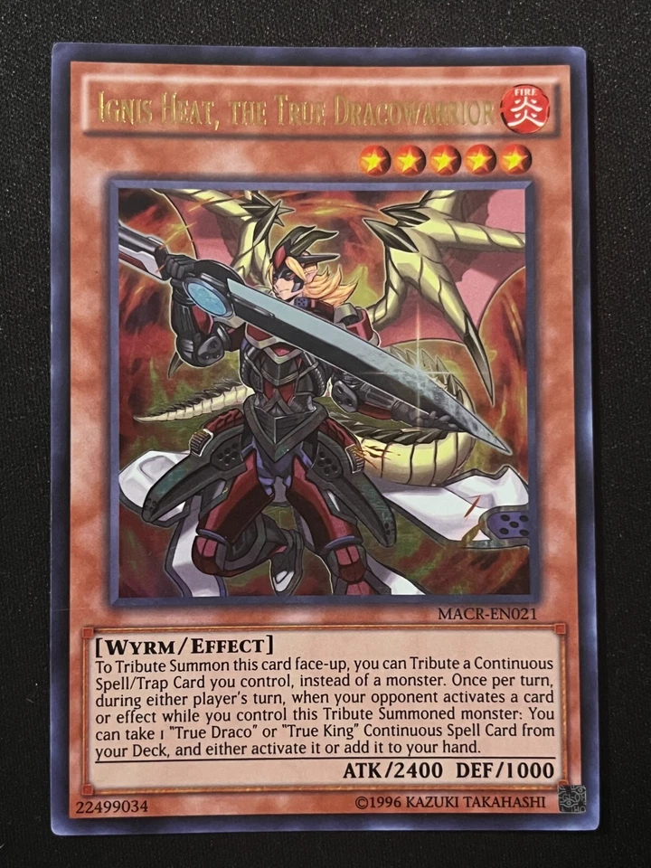 YUGIOH TRUE DRACO DECK- IGNIS HEAT- DINOMIGHT KNIGHT- MAIDEN- DRAGONIC DIAGRAM - Image 2 of 4
