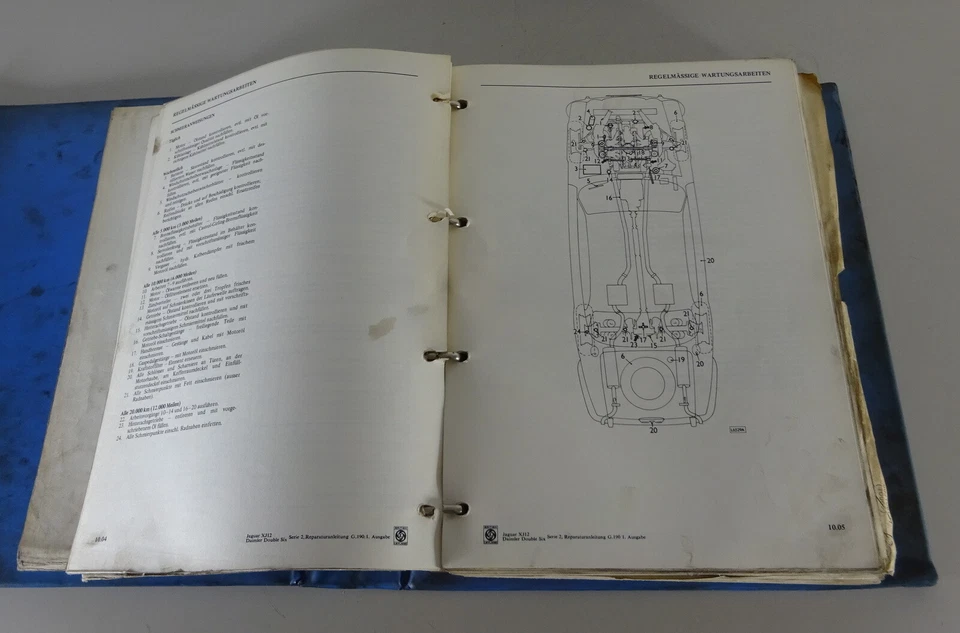 Manuale Officina Jaguar XJ 12 + Daimler Doppio Six Serie 2 gli Anni Stand 1974 - Immagine 4 di 4