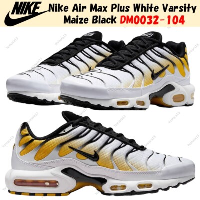 Nike Air Max Plus White Varsity Maize Black DM0032-104 Men's