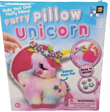DIY Unicorn Pillow Craft Kit Make your own Plush Pillow OPEN BOX T92